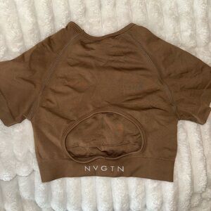NVGTN Brown Crop Top